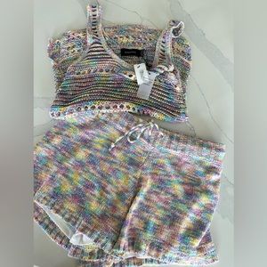 MINKPINK knotted set